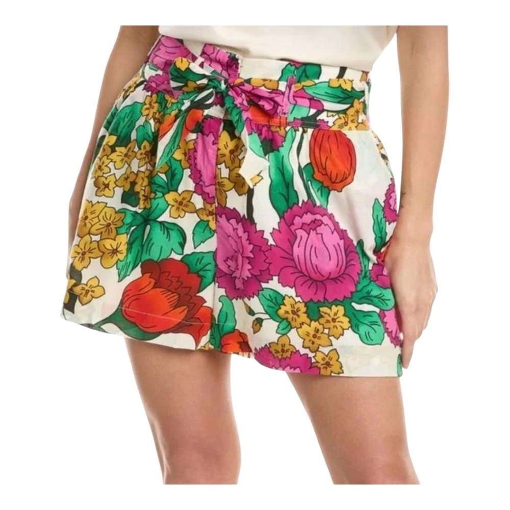 Flora Bea Floral Ambrose Shorts M